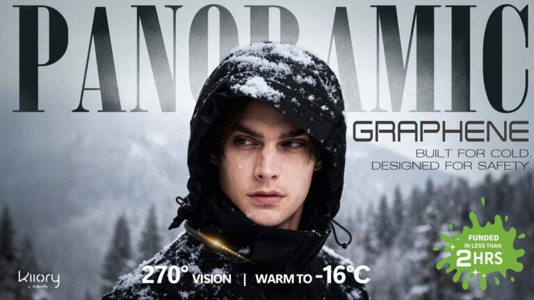 Kickstarter - -16°C(3°F) Panoramic Graphene Cargo Jacket