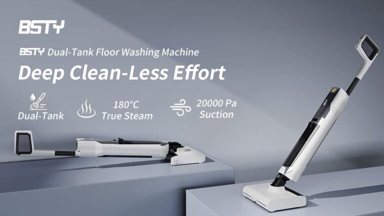 Kickstarter - BSTY Dual-Action Cordless Floor Washer Mix-Free, Spotless