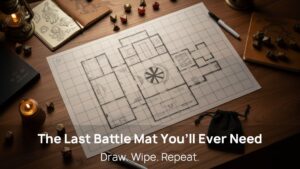 Kickstarter - HEYtrace Battle Mat — Curl-Free. Smudge-Proof. Forever Ready