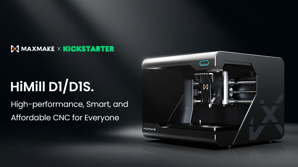 Kickstarter - HiMill D1D1S. High-performance, Smart, and Affordable CNC