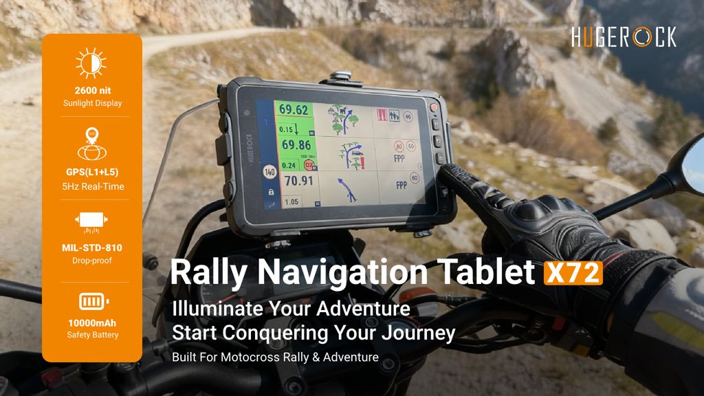 Kickstarter - Hugerock X72 MIL-Grade Navigator for Toughest Rides