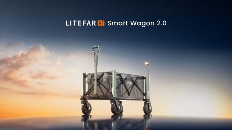 Kickstarter - LITEFAR H1 Smart Wagon Modular Design. Hands-Free Hauling