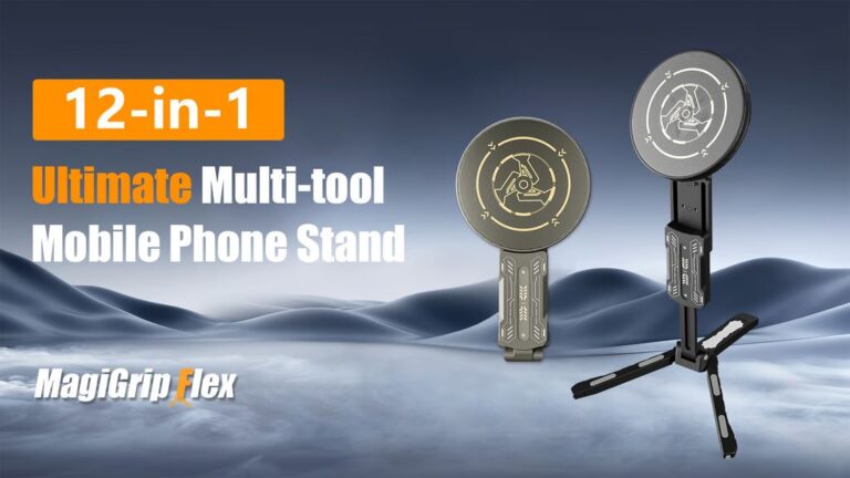 Kickstarter - MagiGrip Flex：12-in-1 Multi-tool Mobile Phone Stand