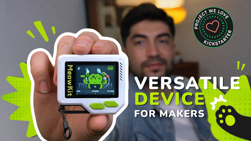 Kickstarter - MeowKit — Versatile Device for Makers