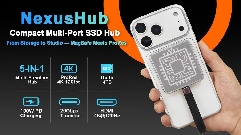 Kickstarter - Nexus PocketHub – Portable SSD Hub for Mobile Workflow