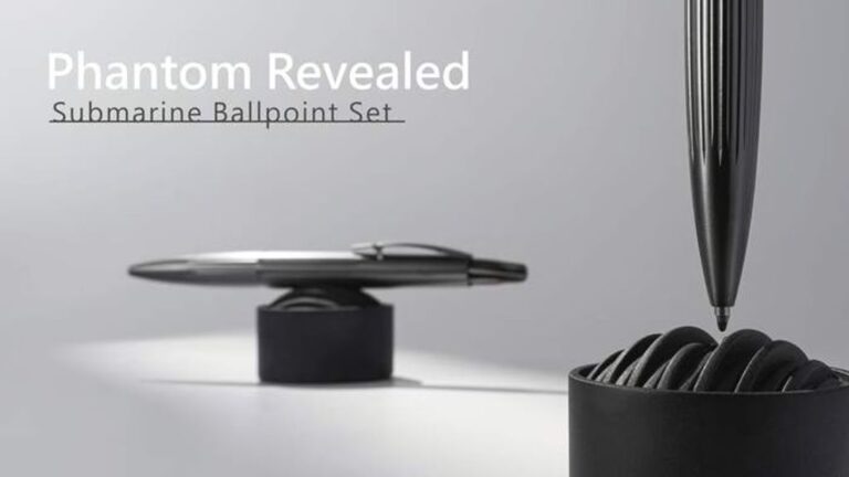 Kickstarter - Submarine Ballpoint Set-Stands with Poise. Moves with Power