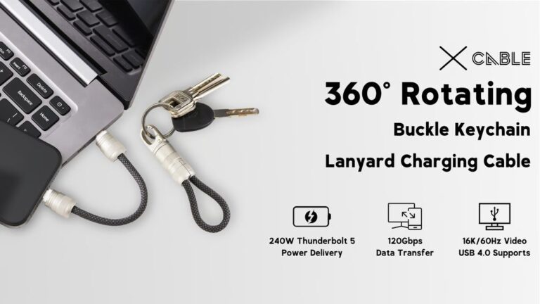Kickstarter - xCable — The Unparalleled Buckle Keychain Charging Cable