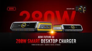 Kickstarter - AOHi 280W GaN+ Desktop Charger—The Ultimate 6-Port Power Hub