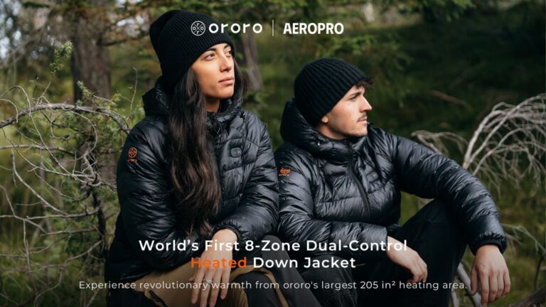 Kickstarter - AeroPro World’s First 8-Zone Dual-Control Heated Down Jacket