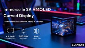 Kickstarter - Curvion 2K Portable 3D Curved Auxiliary Display