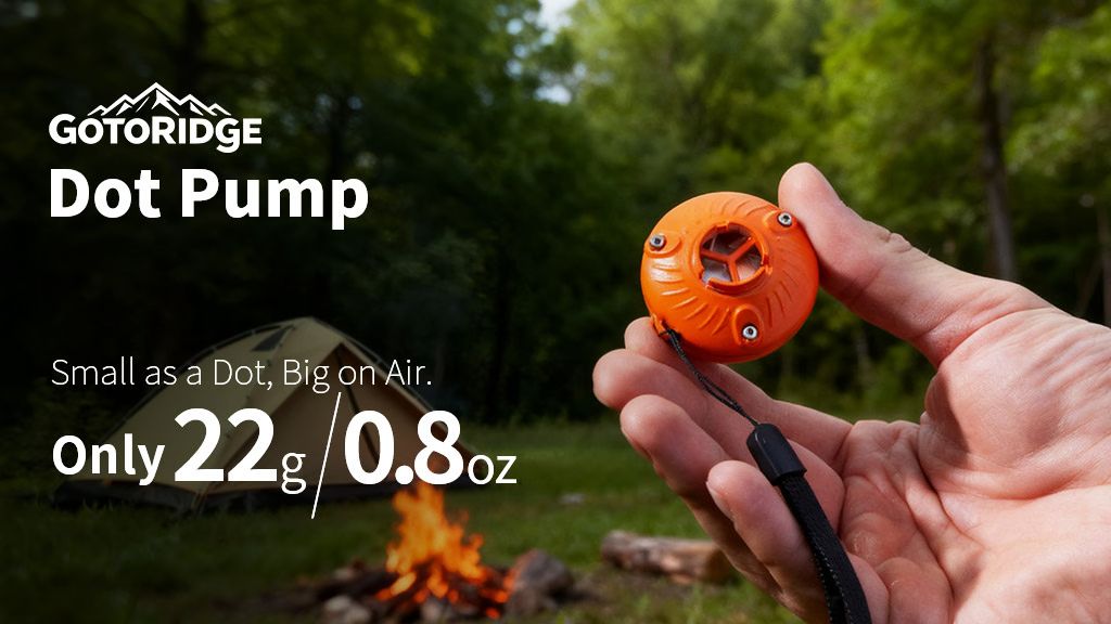 Kickstarter - Dot Pump — Small as a Dot, Big on Air, Only 22g
