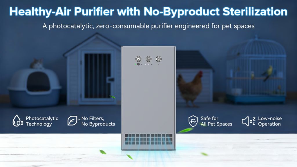 Kickstarter - Healthy-Air Purifier with No-Byproduct Sterilization