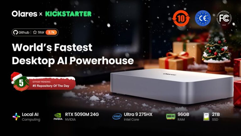 Kickstarter - Olares One Your Local Desktop AI Powerhouse