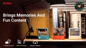 Kickstarter - PICPAK A mini e-ink album brings memories and fun content
