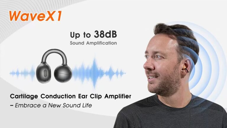 Kickstarter - WaveX1：1st Cartilage Conduction Ear Clip Amplifier