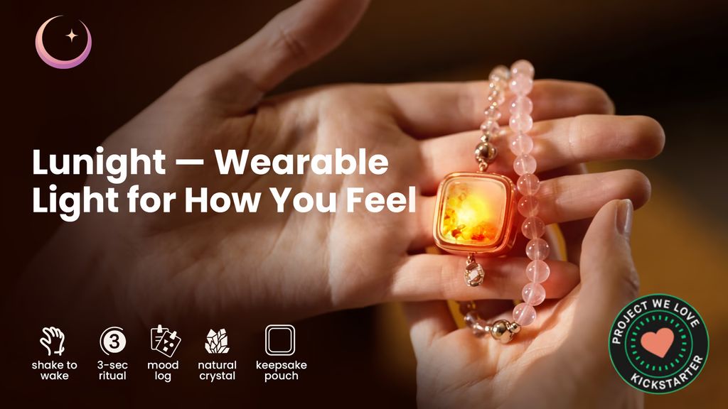 Kickstarter - Lunight — Wearable Light for How You Feel