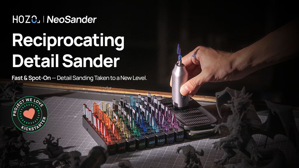 Kickstarter - NeoSander Mini Electric Reciprocating Detail Sander