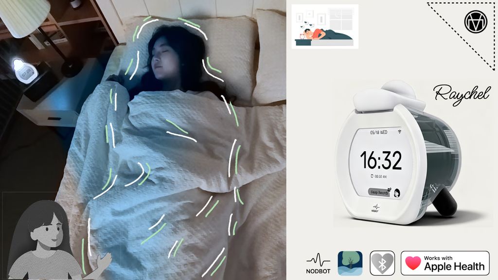 Kickstarter - Raychel 1st Spatial AI Alarm for Sleep, Mindfulness & Desk