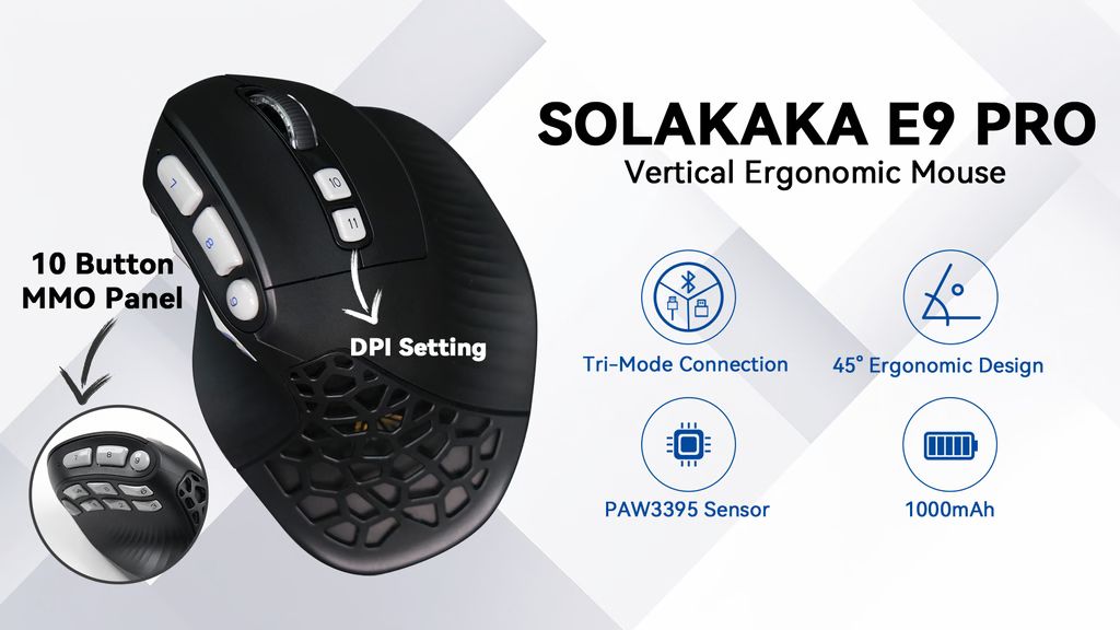 Kickstarter - SOLAKAKA E9 Pro — Your Best Grip for Work and Victory