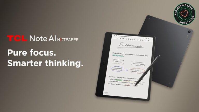 Kickstarter - TCL Note A1 NXTPAPER Pure Focus, Smarter Thinking