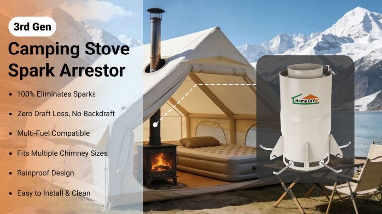 Kickstarter - Gen 3 Camping Stove Spark Arrestor Safe & Efficient