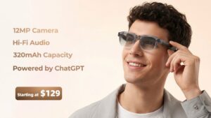 Kickstarter - NeoView Fashion-Forward 12MP AI Glasses Featuring ChatGPT