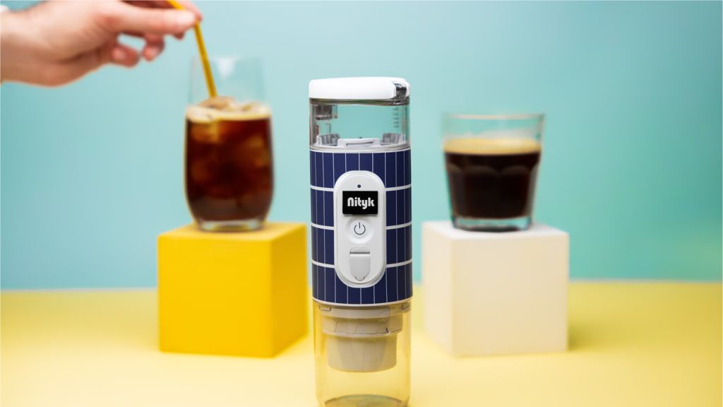 Kickstarter - Nityk Portable Solar Coffee Maker with 15,000mAh Power Bank