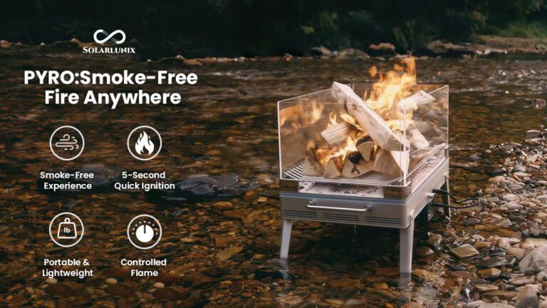 Kickstarter - PYRO The World's First 360° Titanium Smokeless Fire Pit