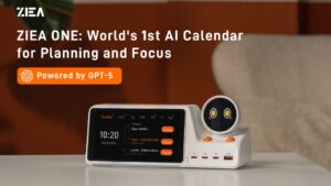 Kickstarter - ZIEA One World's 1st AI Calendar for Planning and Focus