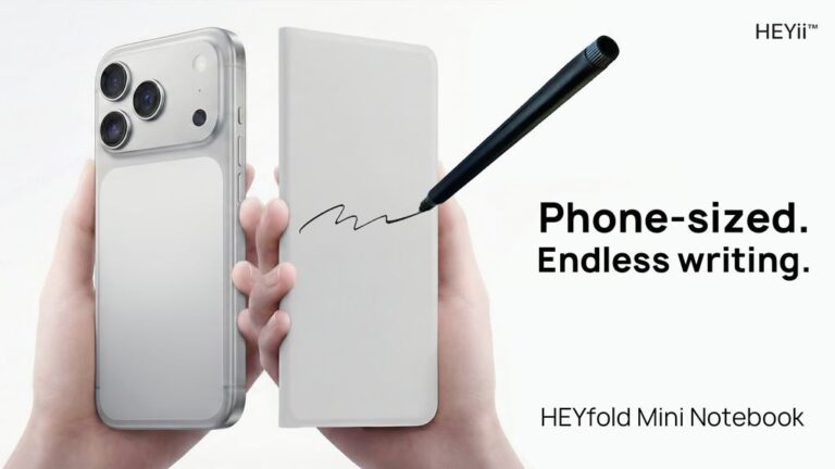 Kickstarter - HEYfold Mini A Reusable Notebook System for Life on the Go
