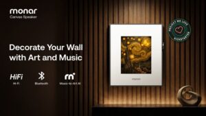 Kickstarter - Monar Canvas Speaker HiFi Sound on Paper-Like Digital Frame