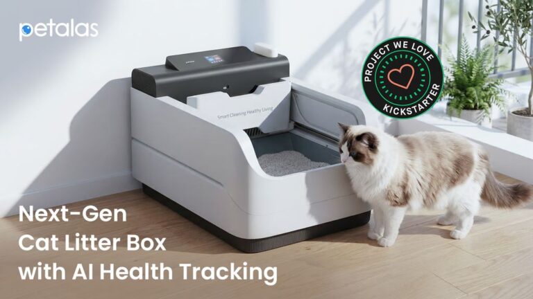 Kickstarter - Petalas The Next-Gen Cat Litter Box with AI Health Tracking
