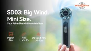 Kickstarter - SD03 Your Palm-Size Mini Handheld Turbo Fan