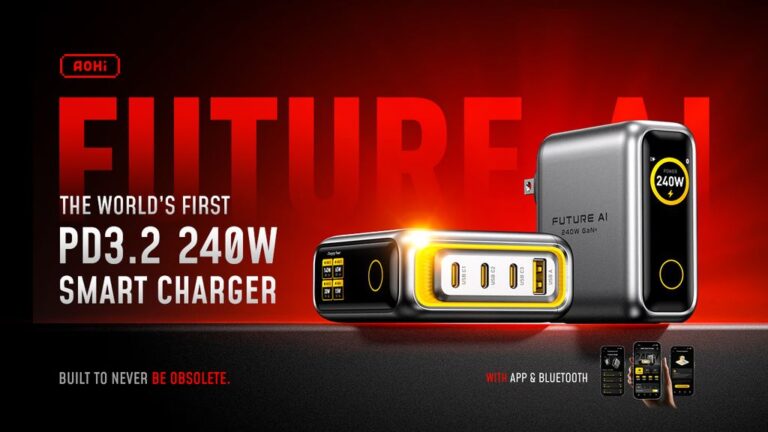 Kickstarter - The 1st PD3.2 240W Smart Charger Built to Never Be Obsolete