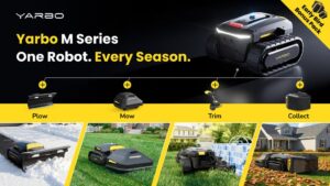 Kickstarter - Yarbo M The Universal Modular Yard Robot. 1 Core. 4 Jobs
