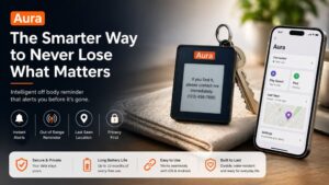 Kickstarter - Aura E-Ink Tracker, Your Items, Your Identity