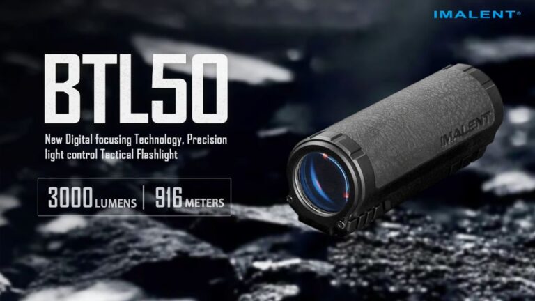 Kickstarter - BTL50—New-Gen Digital Zoom Flashlight,As Bright As You Need