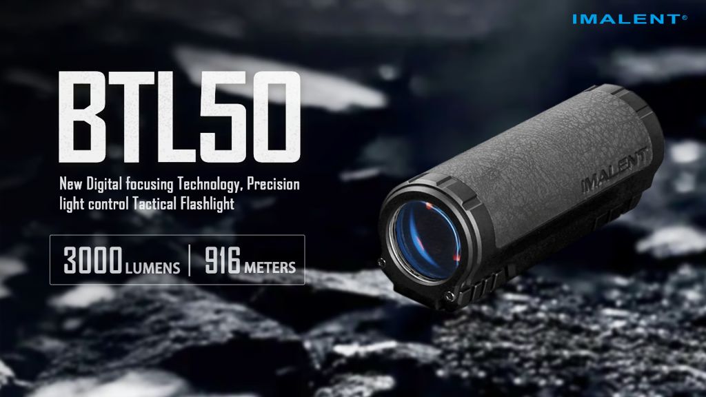 Kickstarter - BTL50—New-Gen Digital Zoom Flashlight,As Bright As You Need