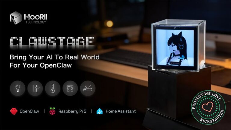 Kickstarter - ClawStage The real-world physical playground for OpenClaw