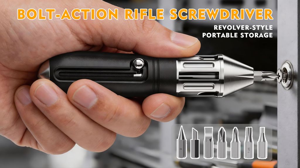 Kickstarter - Dream Knight：Bolt-action rifle storage screwdriver