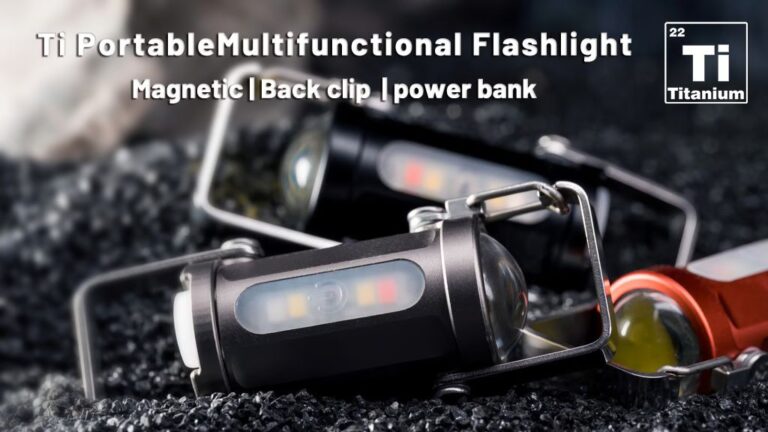 Kickstarter - ENDOROL—Titanium Portable Multifunctional EDC Flashlight