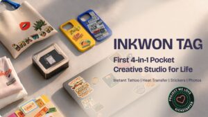 Kickstarter - INKWON Tag - World's 1st 4-in-1 Pocket Creative Studio