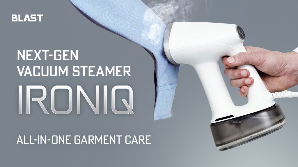 Kickstarter - IRONIQ Next-Gen Vacuum Steamer, All-in-One Garment Care