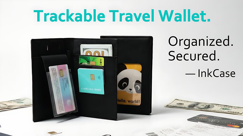 Kickstarter - InkCase — The Trackable Travel Wallet for Your Safe Journey