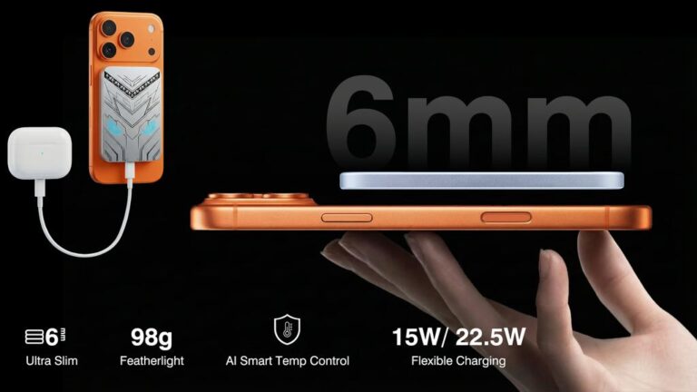 Kickstarter - MechCore 6mm Ultra-Thin Mecha Magnetic Power Bank