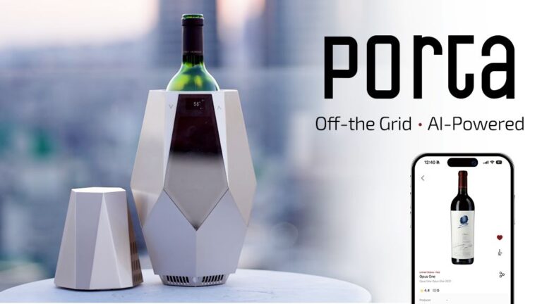 Kickstarter - Porta The First Smart AI Wine Chiller that Thinks