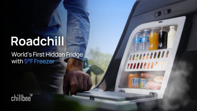 Kickstarter - Roadchill World's First Hidden Fridge with 5°F Freezer