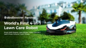 Kickstarter - RoboBooster Panther World First 4-in-1 Lawn Care Robot