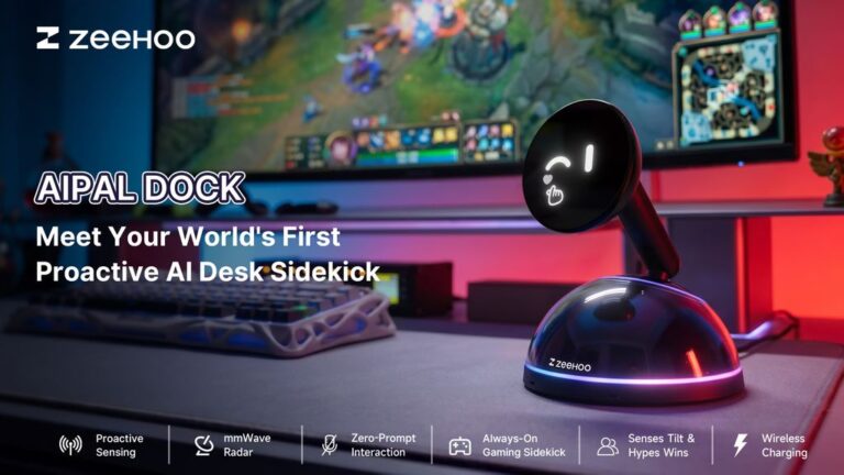 Kickstarter - AIPAL DOCKMeet Your World's 1st Proactive AI Desk Sidekick