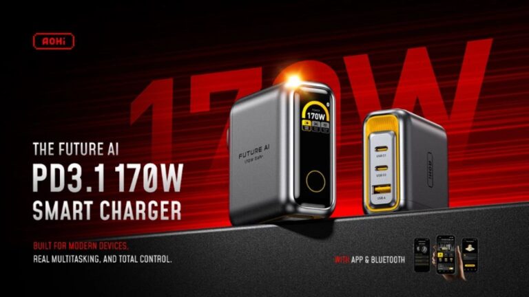 Kickstarter - AOHi The Future AI PD3.1 170w Smart Charger